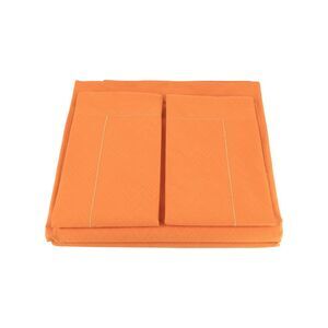 Missoni Jo King Size Sheet and Pillowcase Set Orange Unisex-Adult